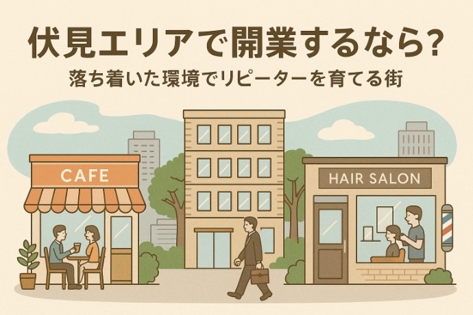 伏見エリアで開業するなら？落ち着いた環境でリピーターを育てる街