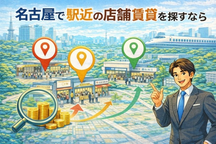 名古屋で駅近の店舗賃貸を探すなら｜メリット・注意点・失敗しない選び方