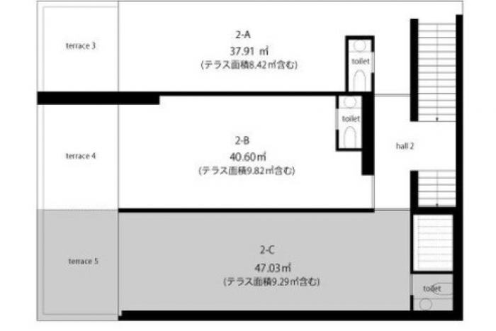 HARVEY TERRACE 覚王山　2階-C