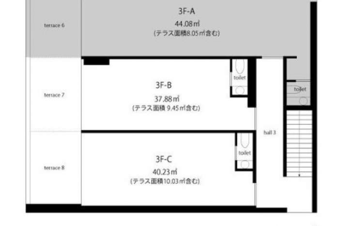 HARVEY TERRACE 覚王山　3階-A