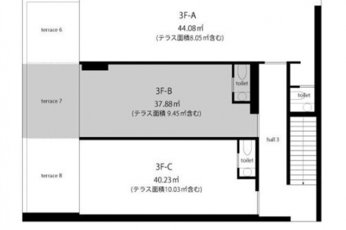 HARVEY TERRACE 覚王山　3階-B