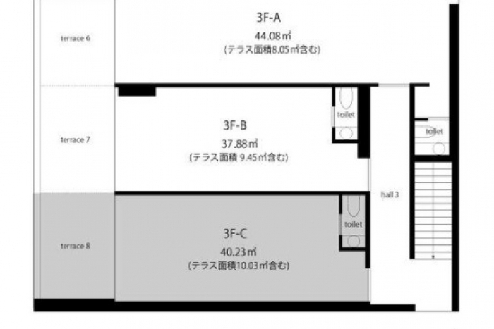 HARVEY TERRACE 覚王山　3階-C