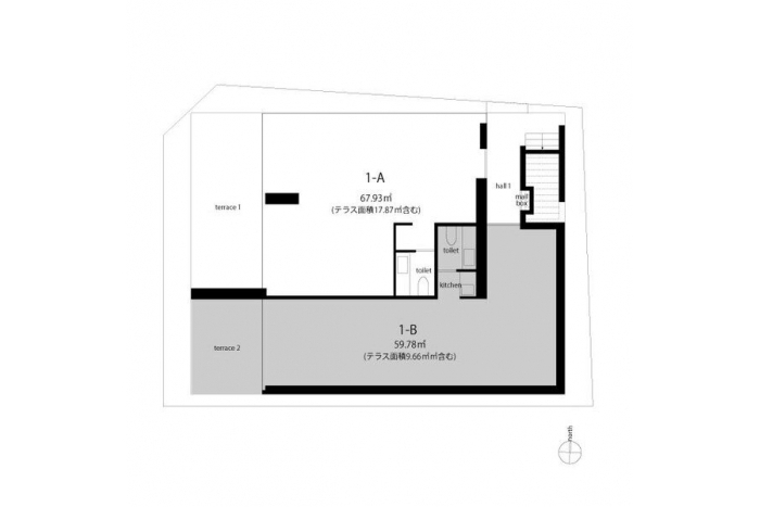 HARVEY TERRACE 覚王山　1階-B